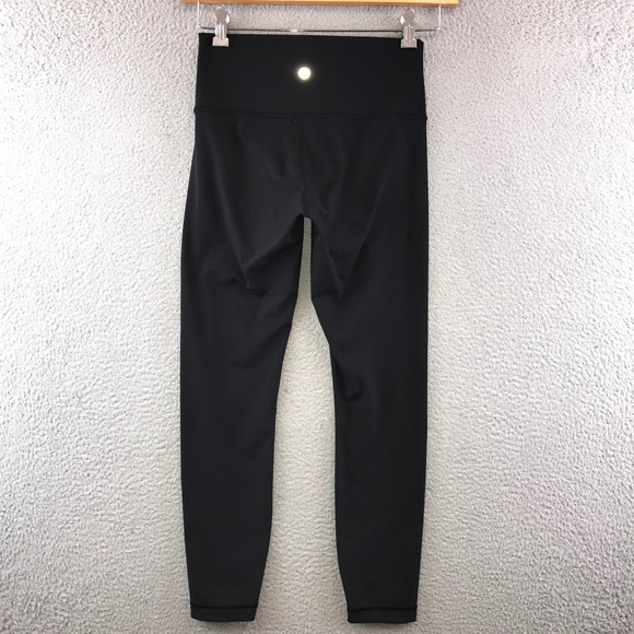 Lululemon Align High Rise Yoga Pants Black Womens Size 6 Workout Leggings - Picture 1 of 9